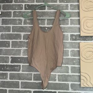 Maidenform Tan Sleeveless Bodysuit NWOT
